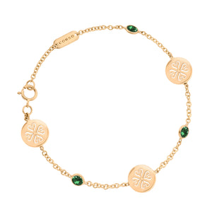 Signature Classic Bracelet, Emeralds