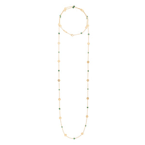 Signature Classic Necklace, Emerald, Long