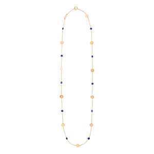 Signature Classic Necklace, Blue Sapphire, Mid-Length