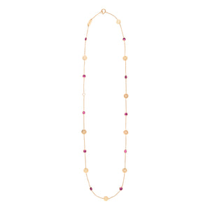 Signature Classic Necklace, Ruby, Mid-Length