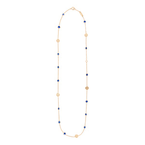 Signature Gem Necklace, Blue Sapphire, Mid-Length